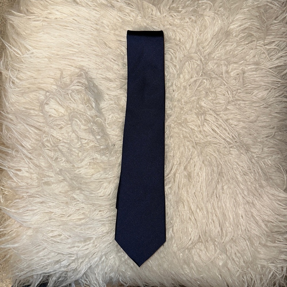 Land’s End Navy blue silk tie